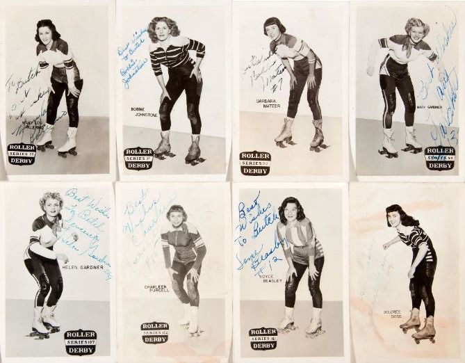 1950s Roller Derby girls | Roller derby girls, Roller derby costume