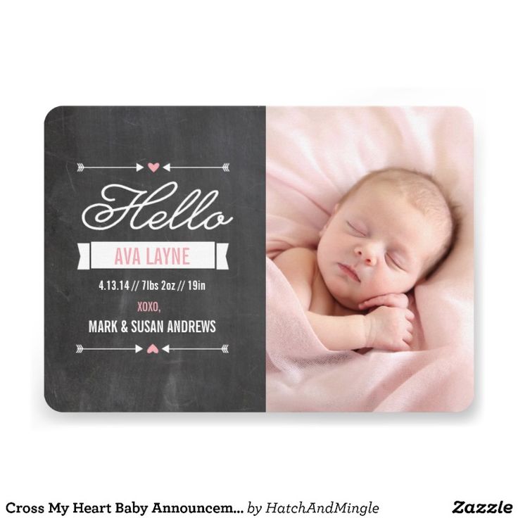 baby announcement photo cards