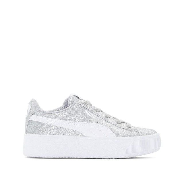 puma vikky platform glitz argenté puma vikky platform glitz argenté