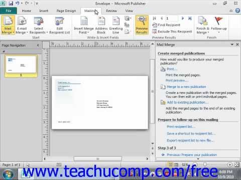 how to use publisher