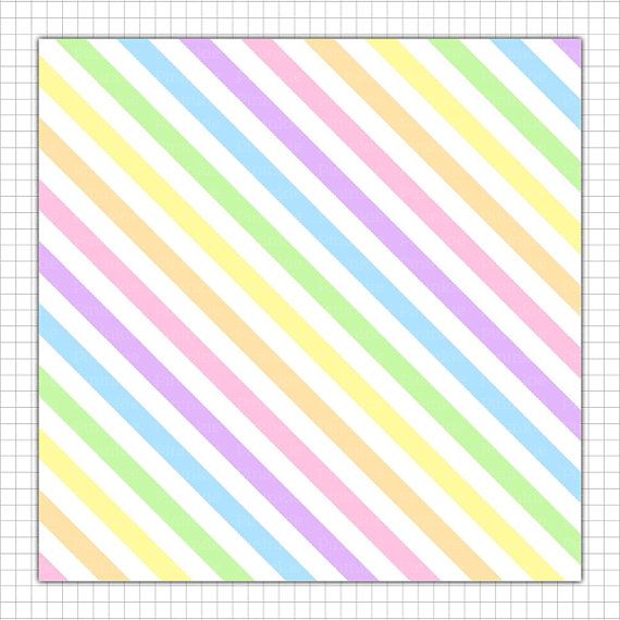 Download Pastel Rainbow Digital Paper Pastel Scrapbooking Paper ...