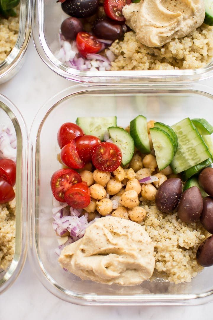 Mediterranean Vegan Meal Prep Bowls Mediterranean Vegan Meal Prep Bowls