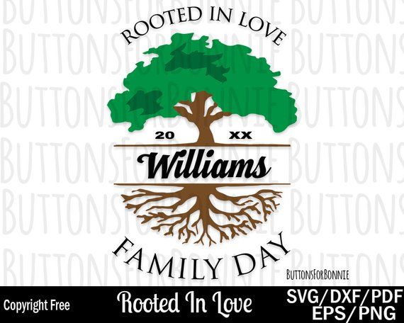 Download Family Day Svg Rooted In Love Tree Svg Roots Svg Template Etsy In 2021 Family Day New Words Family Reunion