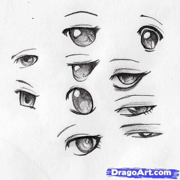 easy to draw sexiest anime drawing anime eyes step 9 for details