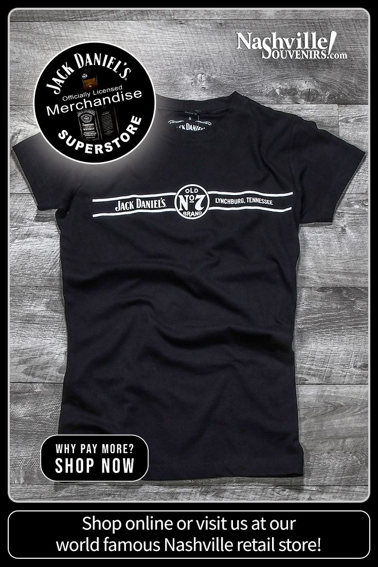 Officially licensed Jack Daniels Women's Old No.7 Lynchburg Officially licensed Jack Daniels Women's Old No.7 Lynchburg