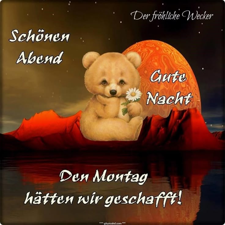 Guten abend und später eine gute nacht bilder