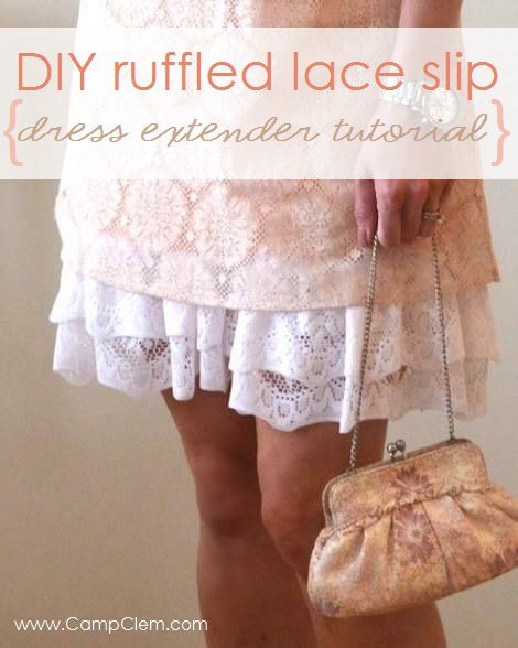 Fashion style DIY Peekaboo Tutorial: Lace Skirt for lady Fashion style DIY Peekaboo Tutorial: Lace Skirt for girls