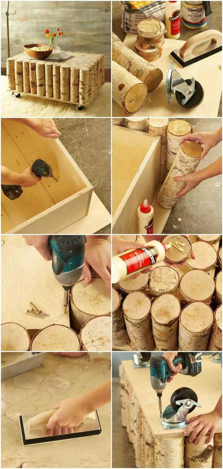 DIY Dekoration im Birkenstamm – 40 Ideen und Inspirationen DIY Dekoration im Birkenstamm – 40 Ideen und Inspirationen