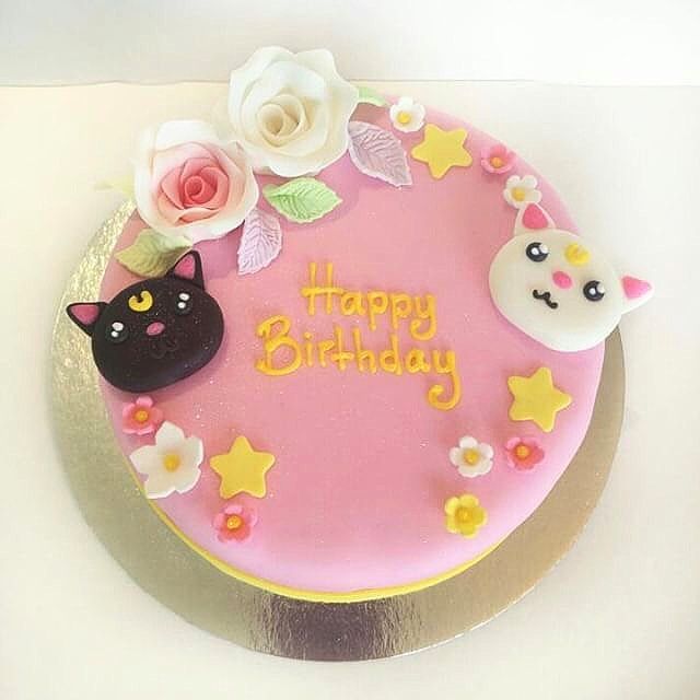 Luna Sailor Moon Cake Luna Sailor Moon Cake