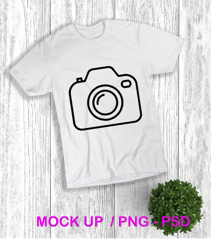 Download Front White T Shirt Mock up. White Wooden Background | T ...