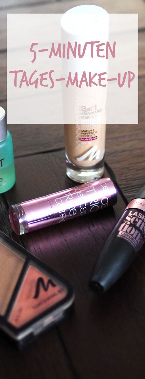 Mein tägliches Make-up plus Beauty-Produkte – Frisur und Makel Up