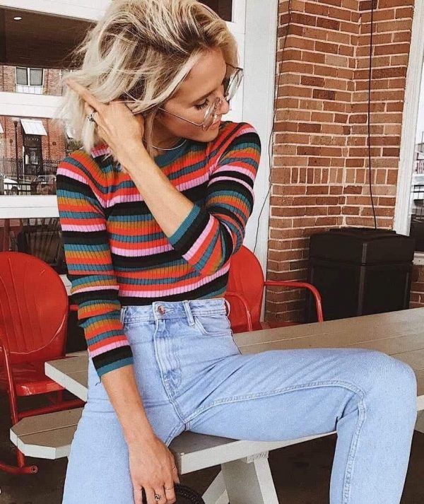 Pulover tejer vestido largo suéter de lana de punto para