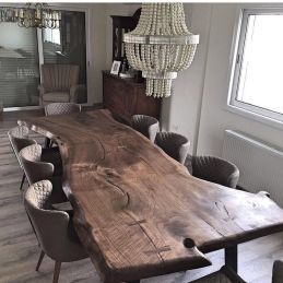 48 Unique Dining Table Design With Wood In 2020 Esstisch Design