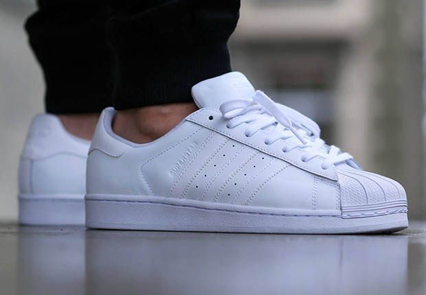 zapatillas adidas hombre superstar blancas