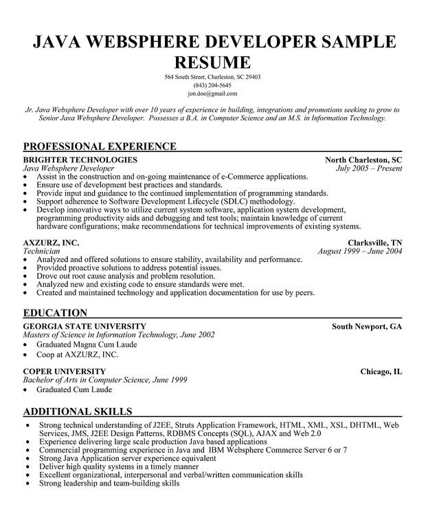 over 10 years experience 4 resume examples pinterest sample java resume examples