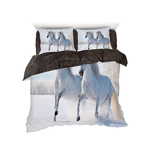 iPrint Comfortable Bed Sheet Set with iPrint Microfiber Throw Pillow Cushion