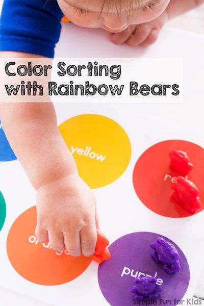 my toddlers first totschool activity was color sorting with rainbow bears and hes in love - Color Activities For Kids my toddlers first totschool activity was color sorting with rainbow bears and hes in love - Color Activities For Kids