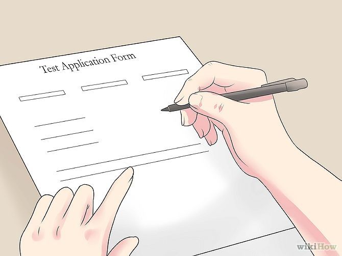 filling out applications
