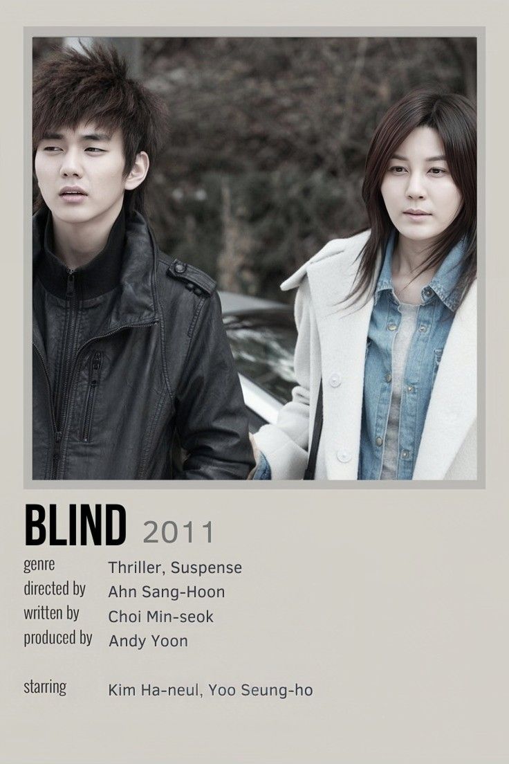 Blind 2011 in 2024 | Sung hoon, Thriller, Yoo seung ho