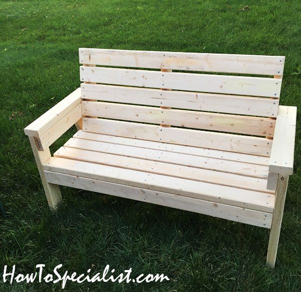 Pin On Free Garden Bench Plans Pin On Free Garden Bench Plans, How To Build An Outdoor Bench