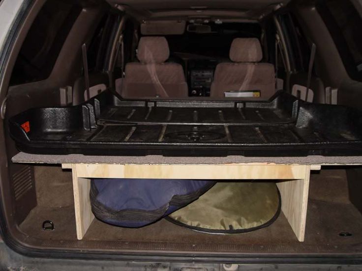 Building a raised sleeping platform with storage below ...