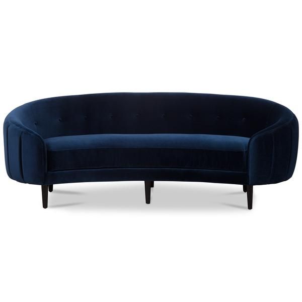 Art Deco Pee Sofa With Channel Tufted Back In 2019