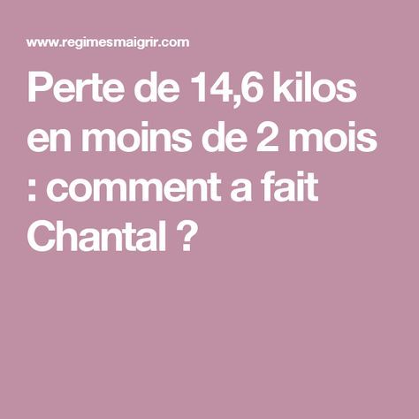 Épinglé sur maigrire Épinglé sur maigrire
