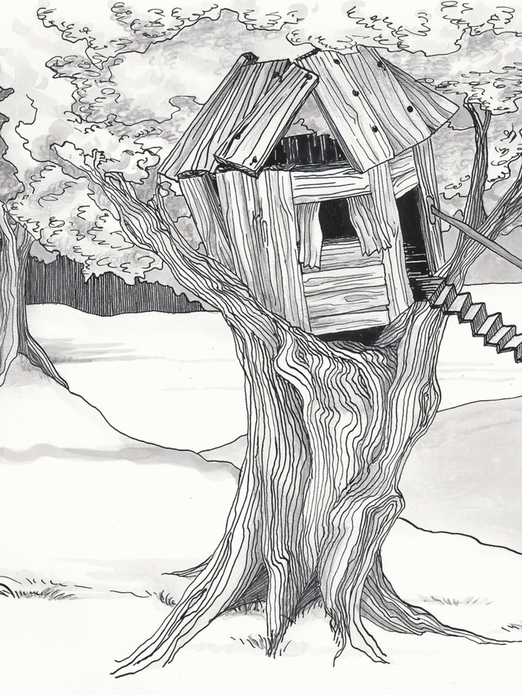 Kids Tree House Drawing 75 best treehouse art images on pinterest | drawings, treehouses Kids Tree House Drawing 75 best treehouse art images on pinterest | drawings, treehouses