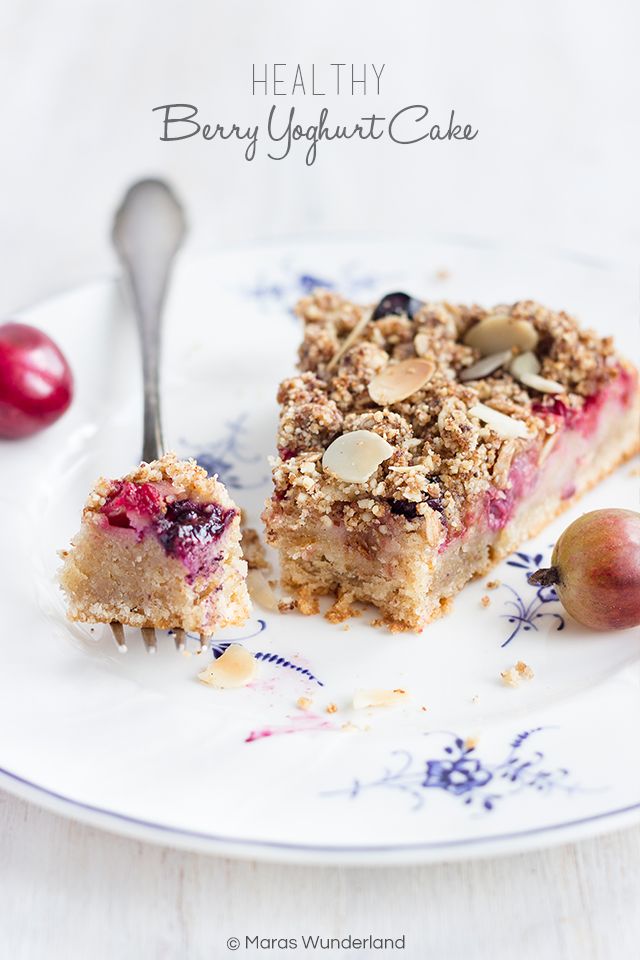 Gesunder Beeren-Joghurtkuchen