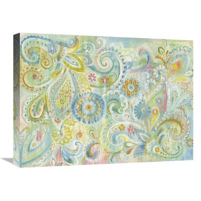 Treasures from The Sea III Aqua Giclee Stretched Canvas Artwork 18 x 18 Global Gallery Danhui NAI