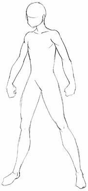 Anime Male Body Template - FREE DOWNLOAD