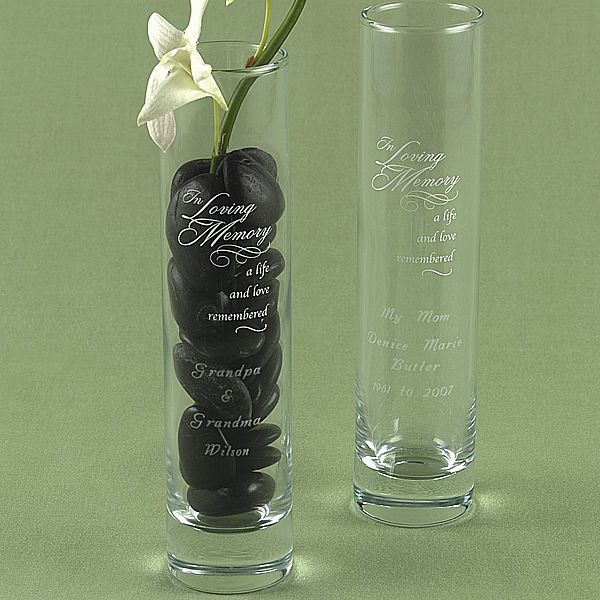 In Loving Memory 7 X 2 Personalized Gl Memorial Bud Vase 2018 In Loving Memory 7 X 2 Personalized Gl Memorial Bud Vase 2018 Wedding Ideas Pinterest Decor And Vases