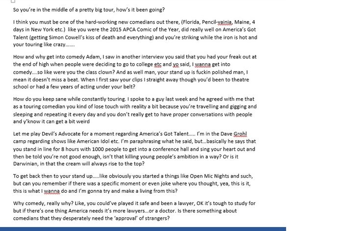 Interview Questions from The Comedy Cast Interview with Northern - hotel interview questions Interview Questions from The Comedy Cast Interview with Northern - hotel interview questions