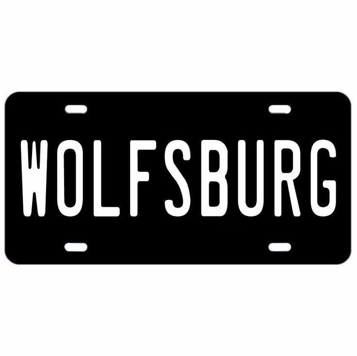 Nice Great WOLFSBURG SHIELD VANITY LICENSE PLATE VOLKSWAGEN VW TUNER GOLF GTI JETTA PASSAT 2017- Nice Great WOLFSBURG SHIELD VANITY LICENSE PLATE VOLKSWAGEN VW TUNER GOLF GTI JETTA PASSAT 2017-