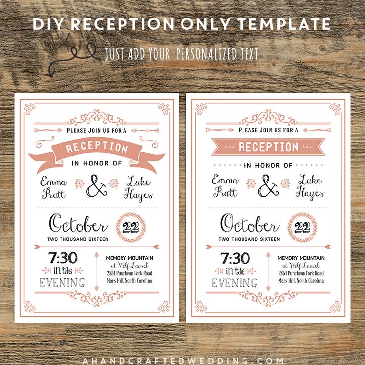 32 best Wedding invites images on Pinterest Invites, Invitations - reception invitation template 32 best Wedding invites images on Pinterest Invites, Invitations - reception invitation template
