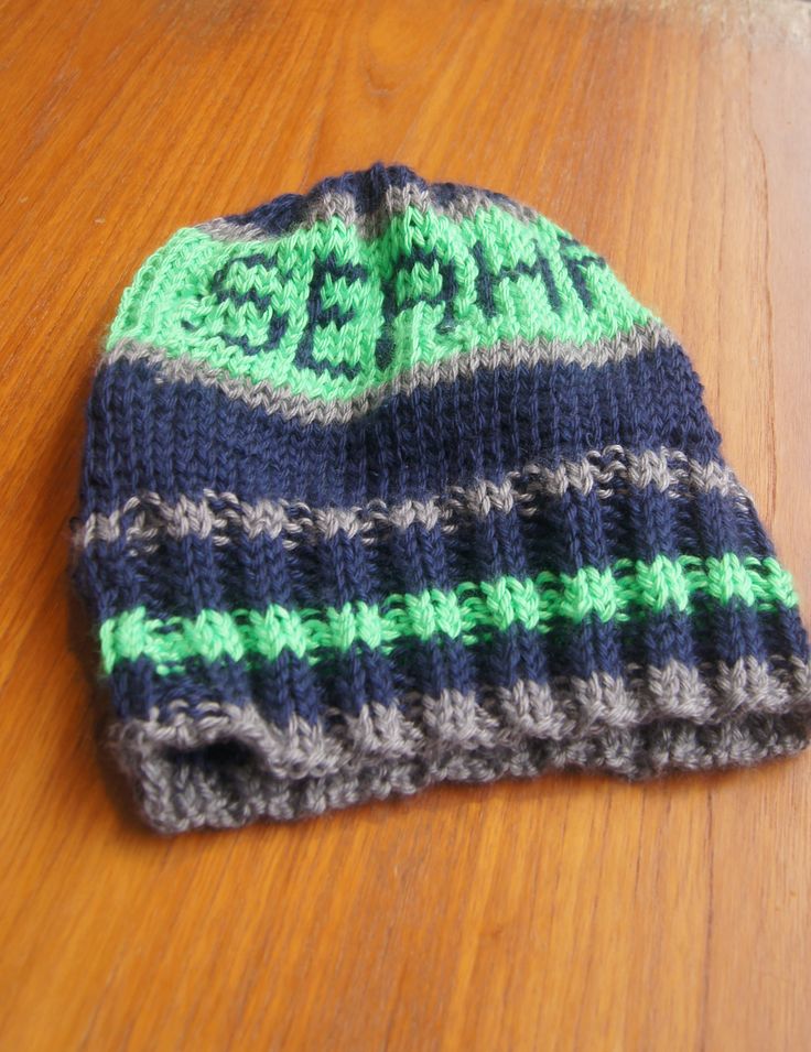 Christmas presents? Knits Pinterest Seahawks, Knit hats and Beanie pattern