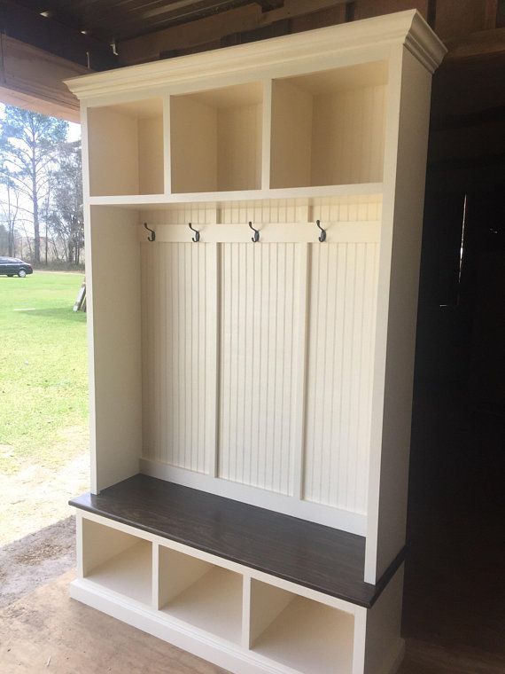 The Pennsylvania 2 Section Mudroom Bench Etsy Entryway Bench Storage Hall Tree Bench With Storage