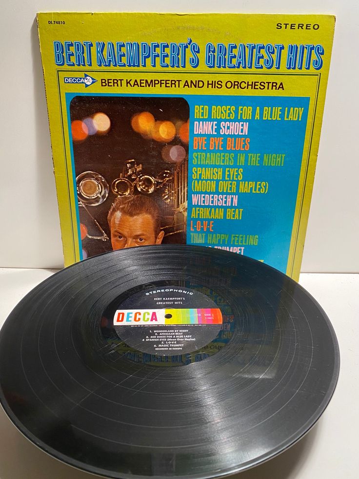 Bert Kaempfert's Greatest Hits LP Vinyl Record Album Bert Kaempfert and His Orchestra Bert Kaempfert's Greatest Hits LP Vinyl Record Album Bert Kaempfert and His Orchestra