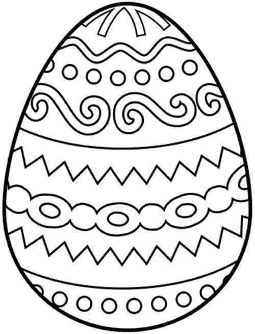 Easter Egg Coloring Pages Free easter coloring pages