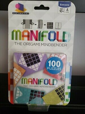 Paper Folding BRAINWRIGHT MANIFOLD Origami Mindbender 100 Puzzles Ages 10
