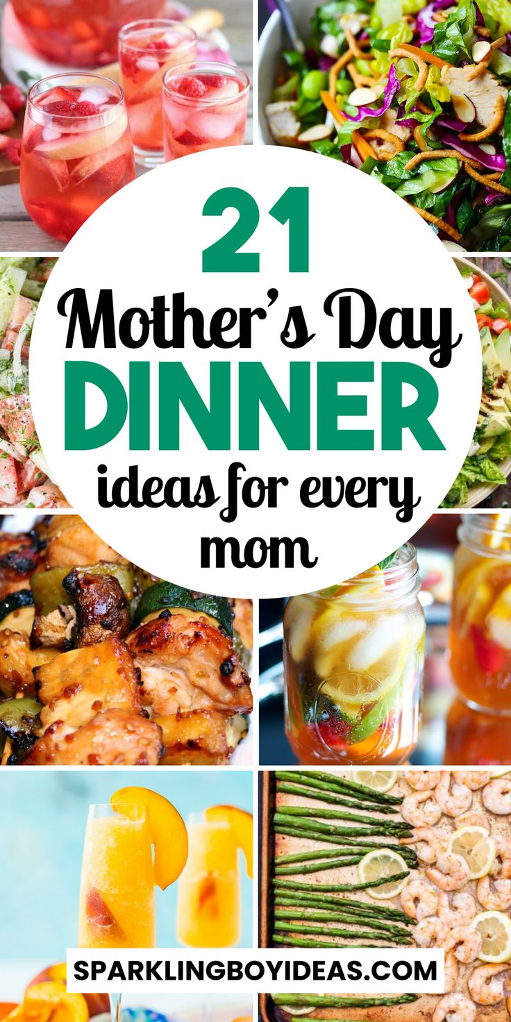 21 Easy Mothers Day Dinner Ideas in 2024 Mothers day dinner, Mothers day meals, Dinner