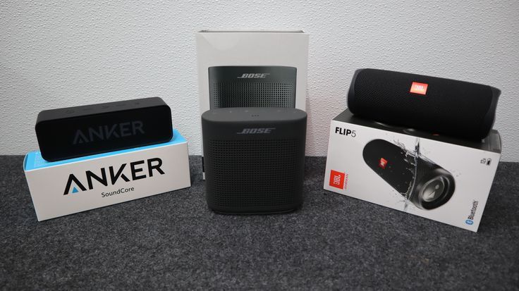 Best 100 Dollar Bluetooth Speaker JBL Flip5 Bose Soundlink Color II Anker Soundcore Cool Bluetooth