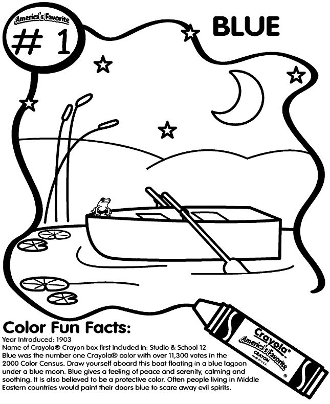 americas most favorite crayon is blue fill in this coloring page with the popular color - Crayola Crayon Coloring Pages americas most favorite crayon is blue fill in this coloring page with the popular color - Crayola Crayon Coloring Pages