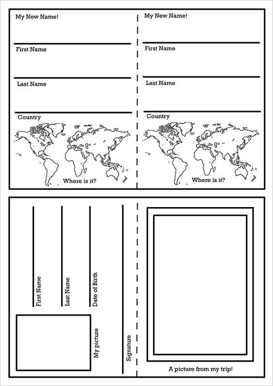Passport Template – 19+ Free Word, PDF, PSD, Illustrator Format Download! | Free & Premium Templates