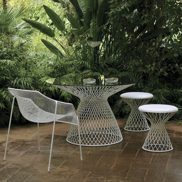 13 Best Mesh S Images On Side Tables Wire Emu Metal Mesh Glass Outdoor Dining Table Contemporary Tables By Home Infatuation
