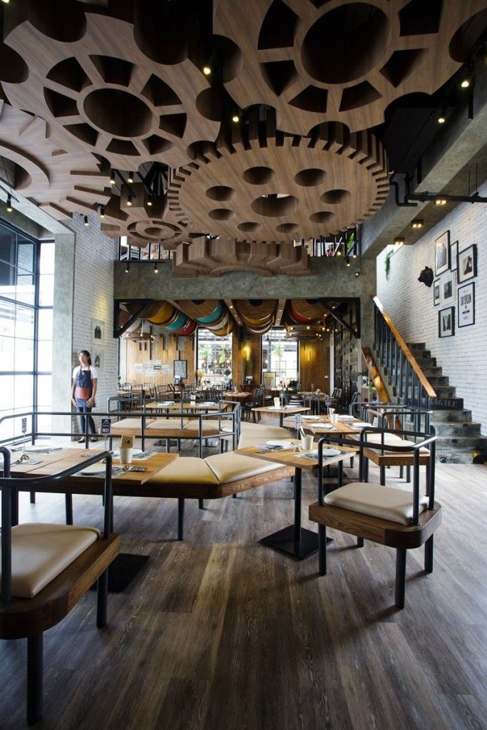 Restaurants With Striking Ceiling Designs | False ceiling design