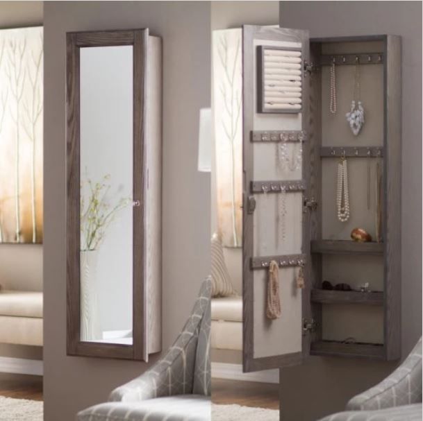 Wall Jewelry Armoire Rustic Full Length Mirror Wood Box Mount Organizer Lock New Finleyhome Shab Mounted Mirrored - Full Length Mirror Jewelry Armoire Wall Mount Wall Jewelry Armoire Rustic Full Length Mirror Wood Box Mount Organizer Lock New Finleyhome Shab Mounted Mirrored - Full Length Mirror Jewelry Armoire Wall Mount