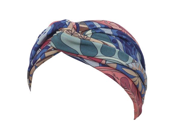 Une Rose et Noir Motif Fleuri Soyeux Bandana Type Head Band