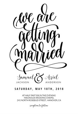 Our Wedding printable invitation template. Customize, add text and photos. Print, download, send online or order printed! #invitations #printable #diy #template #wedding