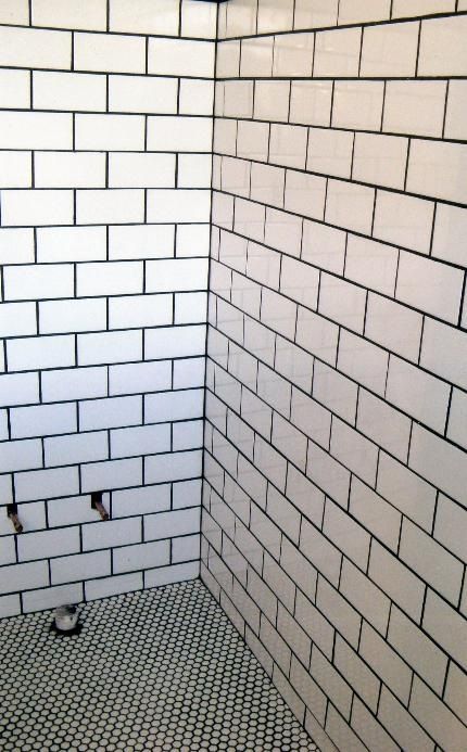 Bathroom Subway Tile Dark Grout best 25+ white tiles black grout ideas on pinterest | outside Bathroom Subway Tile Dark Grout best 25+ white tiles black grout ideas on pinterest | outside